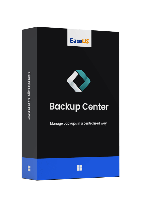 Official product box for EaseUS Backup Center for Workstation (Yearly Subscription)