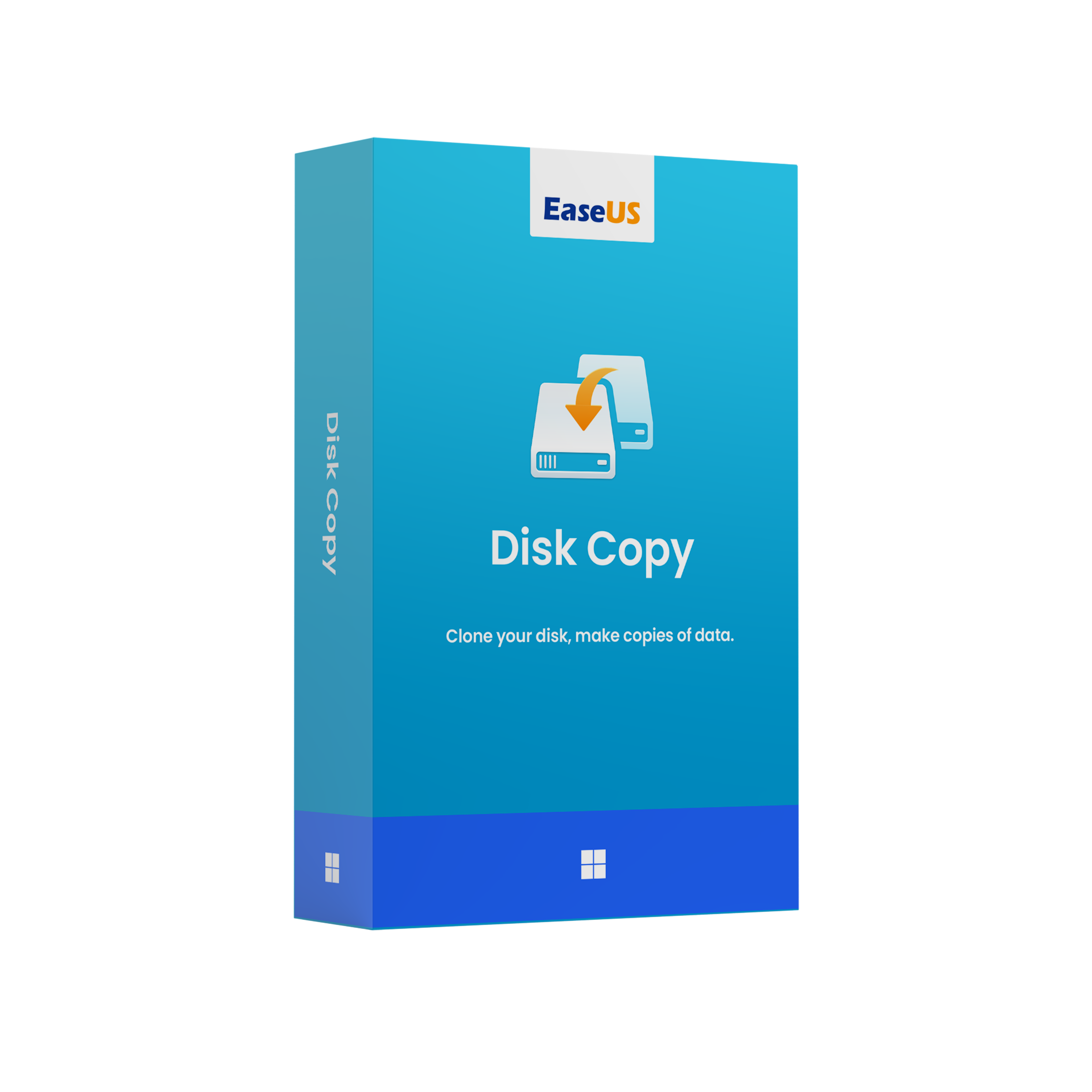 Official product box for EaseUS Disk Copy Professional (Monthly Subscription)