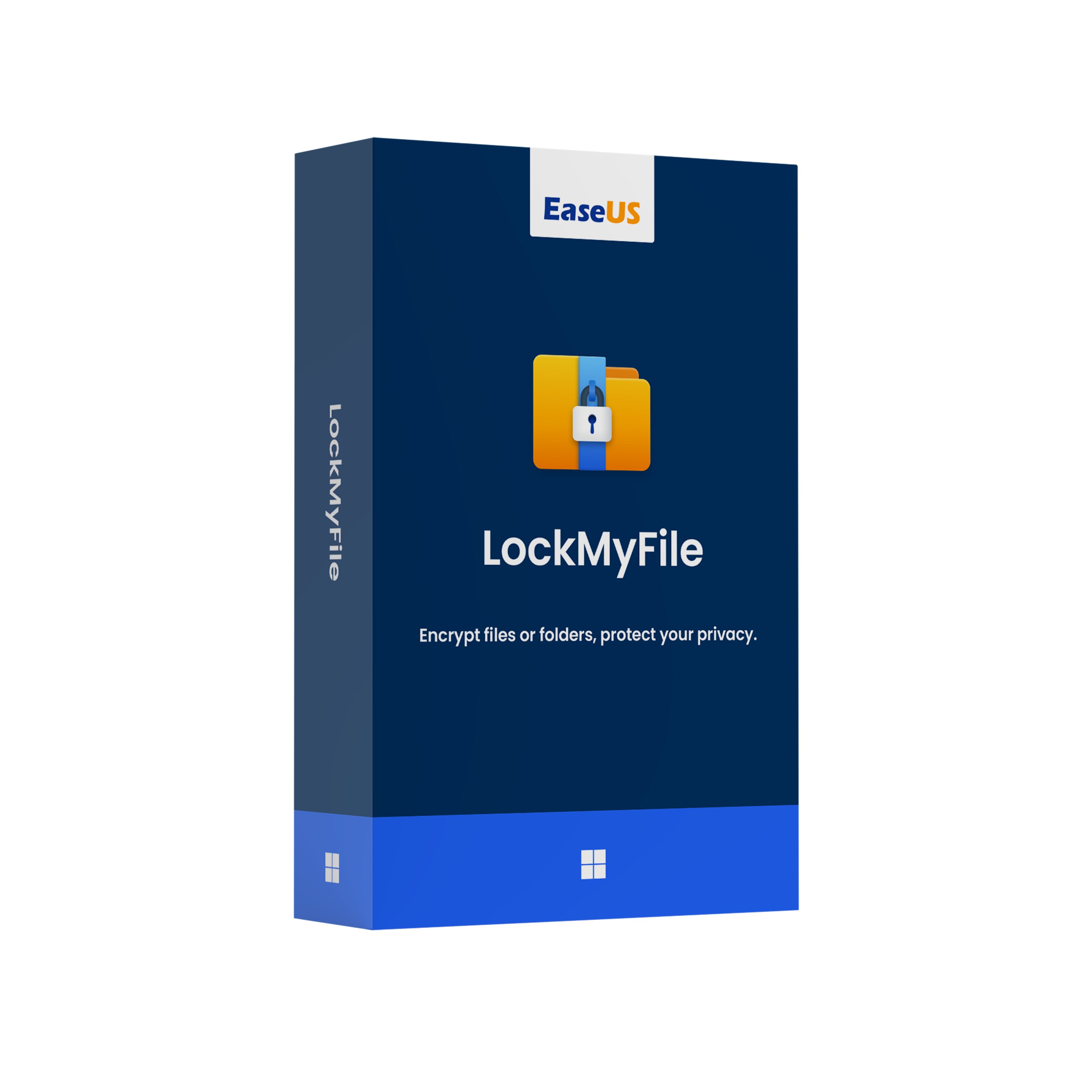 Official product box for EaseUS LockMyFile (Monthly Subscription)