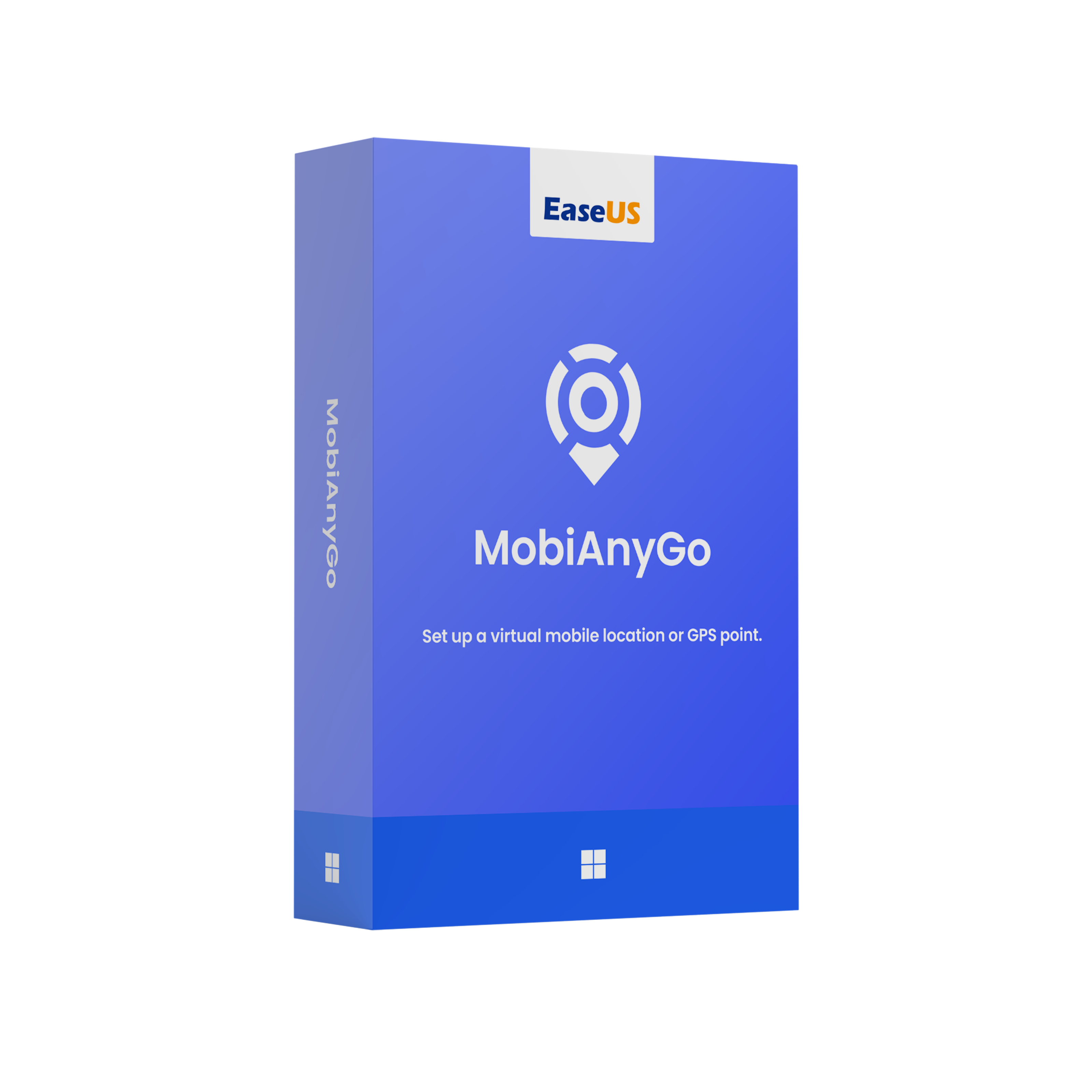 Official product box for EaseUS MobiAnyGo (Monthly Subscription) 