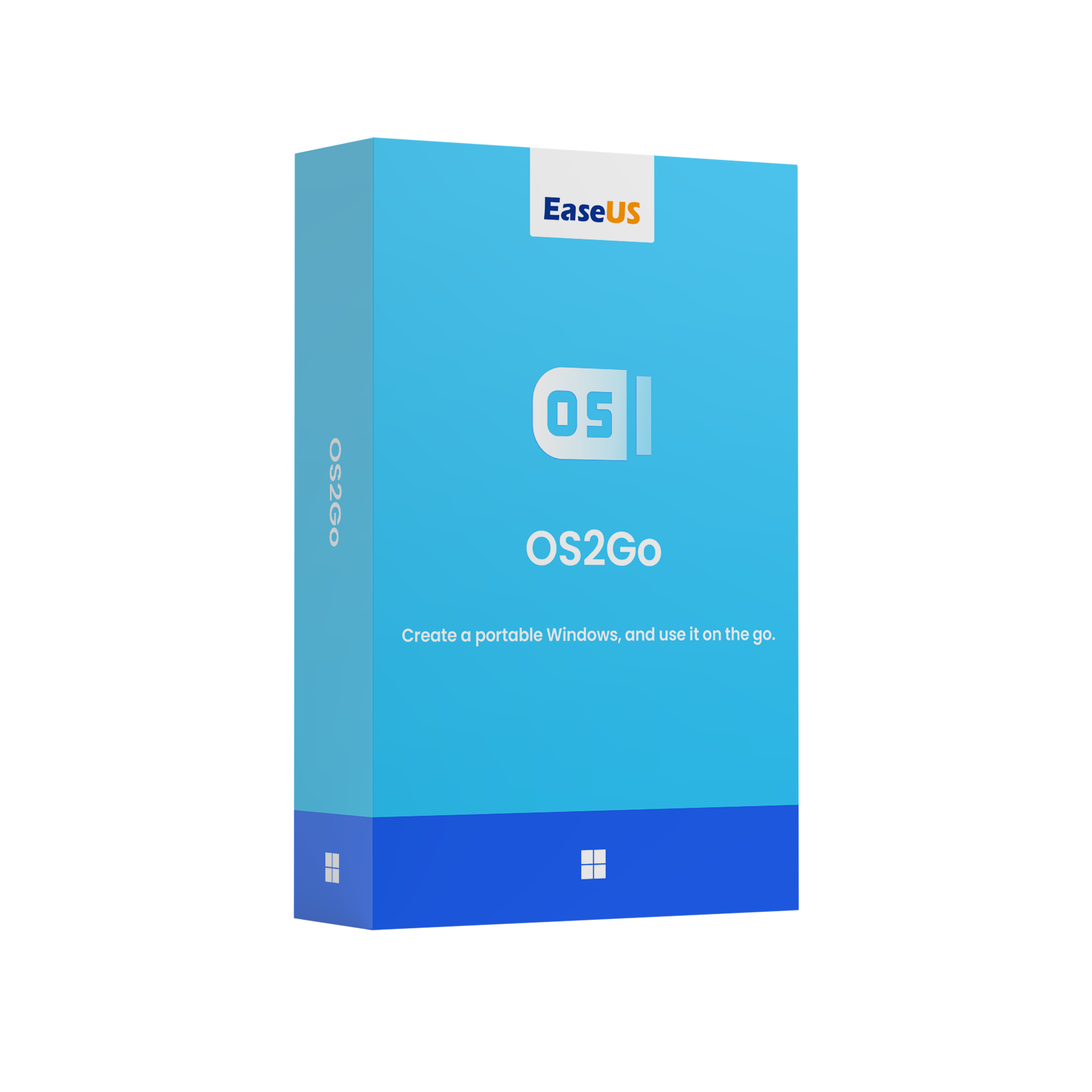 Official product box for EaseUS OS2Go Professional (1 - Year Subscription) 