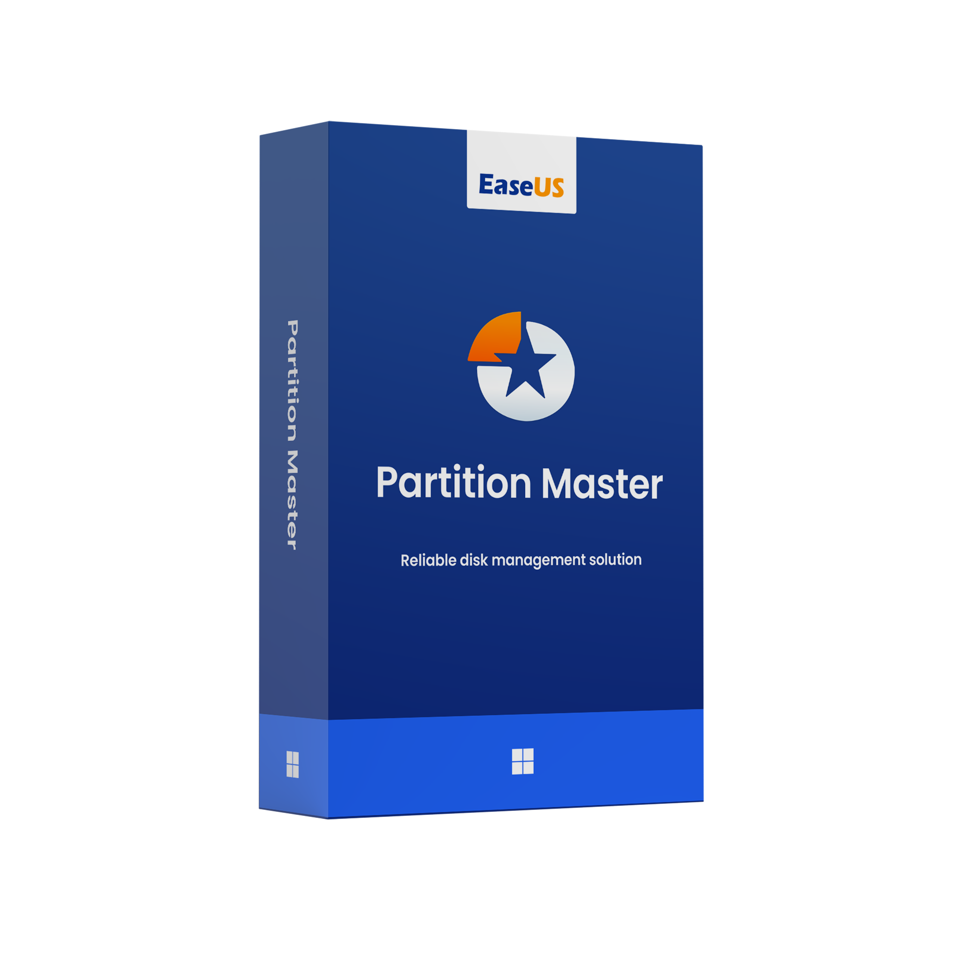 Official product box for EaseUS Partition Master Server (1 - Year Subscription) 