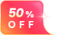 50% OFF Button